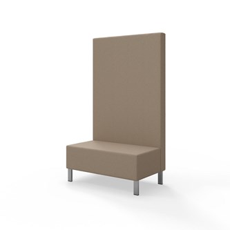 Snake 100 istuinmoduuli, korkea selkänoja, metallijalat, ik 43 cm