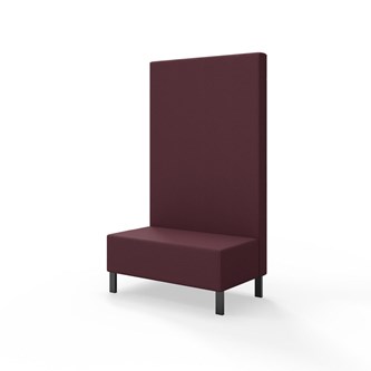 Snake 100 istuinmoduuli, korkea selkänoja, metallijalat, ik 43 cm