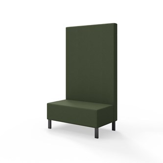 Snake 100 istuinmoduuli, korkea selkänoja, metallijalat, ik 43 cm