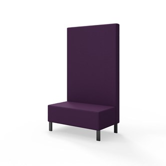 Snake 100 istuinmoduuli, korkea selkänoja, metallijalat, ik 43 cm