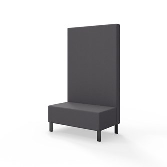 Snake 100 istuinmoduuli, korkea selkänoja, metallijalat, ik 43 cm