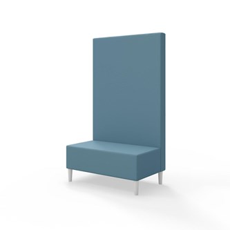 Snake 100 istuinmoduuli, korkea selkänoja, jalat puuta, ik 43 cm