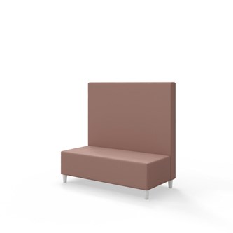 Snake 120 istuinmoduuli, keskikorkea selkänoja, jalat puuta, ik 37,5 cm