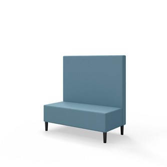 Snake 120 istuinmoduuli, keskikorkea selkänoja, jalat puuta, ik 43 cm