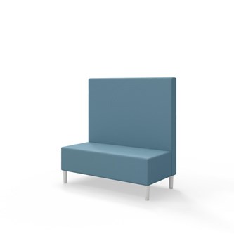 Snake 120 istuinmoduuli, keskikorkea selkänoja, jalat puuta, ik 43 cm