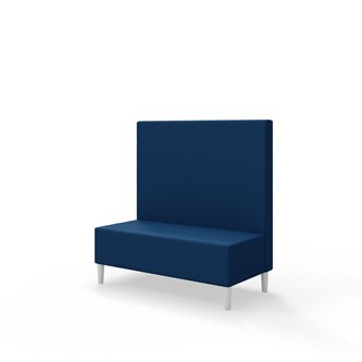 Snake 120 istuinmoduuli, keskikorkea selkänoja, jalat puuta, ik 43 cm