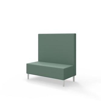 Snake 120 istuinmoduuli, keskikorkea selkänoja, jalat puuta, ik 43 cm