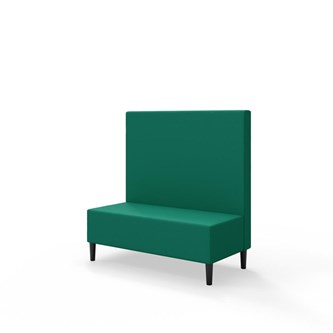 Snake 120 istuinmoduuli, keskikorkea selkänoja, jalat puuta, ik 43 cm