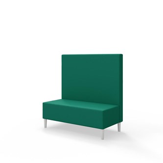 Snake 120 istuinmoduuli, keskikorkea selkänoja, jalat puuta, ik 43 cm