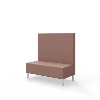 Snake 120 istuinmoduuli, keskikorkea selkänoja, jalat puuta, ik 43 cm