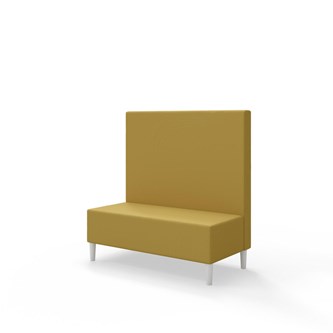 Snake 120 istuinmoduuli, keskikorkea selkänoja, jalat puuta, ik 43 cm