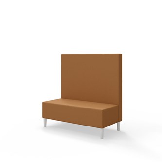 Snake 120 istuinmoduuli, keskikorkea selkänoja, jalat puuta, ik 43 cm