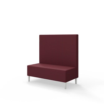 Snake 120 istuinmoduuli, keskikorkea selkänoja, jalat puuta, ik 43 cm