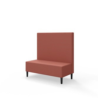 Snake 120 istuinmoduuli, keskikorkea selkänoja, jalat puuta, ik 43 cm