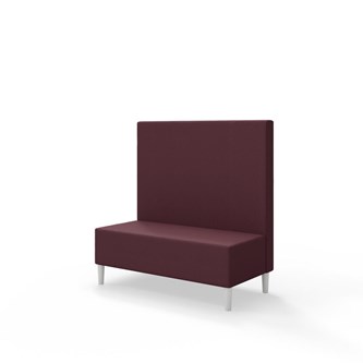 Snake 120 istuinmoduuli, keskikorkea selkänoja, jalat puuta, ik 43 cm