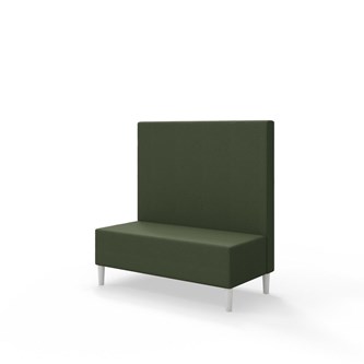 Snake 120 istuinmoduuli, keskikorkea selkänoja, jalat puuta, ik 43 cm