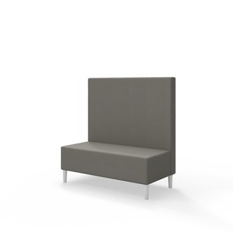 Snake 120 istuinmoduuli, keskikorkea selkänoja, jalat puuta, ik 43 cm