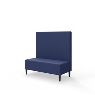 Snake 120 istuinmoduuli, keskikorkea selkänoja, jalat puuta, ik 43 cm