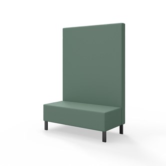 Snake 120 istuinmoduuli, korkea selkänoja, metallijalat, ik 43 cm