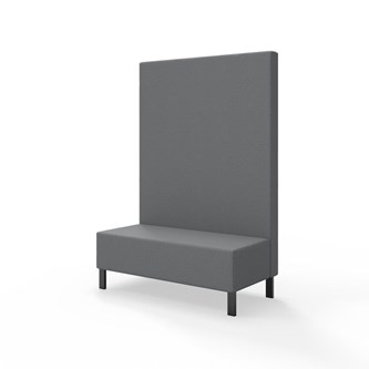 Snake 120 istuinmoduuli, korkea selkänoja, metallijalat, ik 43 cm