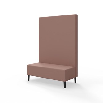 Snake 120 istuinmoduuli, korkea selkänoja, jalat puuta, ik 43 cm