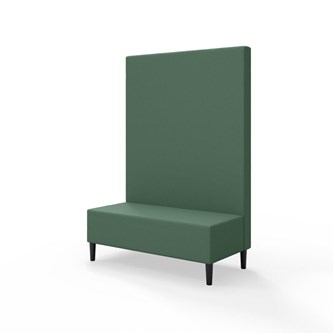 Snake 120 istuinmoduuli, korkea selkänoja, jalat puuta, ik 43 cm