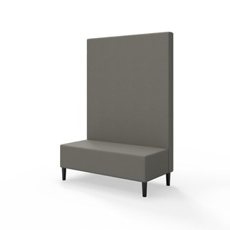 Snake 120 istuinmoduuli, korkea selkänoja, jalat puuta, ik 43 cm