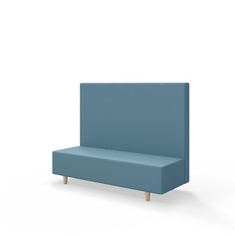 Snake 150 istuinmoduuli, keskikorkea selkänoja, jalat puuta, ik 37,5 cm