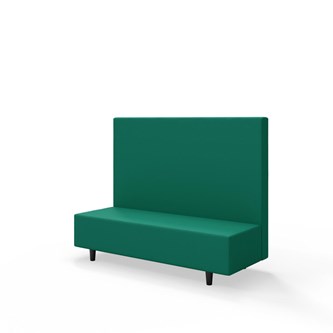 Snake 150 istuinmoduuli, keskikorkea selkänoja, jalat puuta, ik 37,5 cm