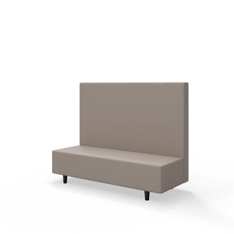 Snake 150 istuinmoduuli, keskikorkea selkänoja, jalat puuta, ik 37,5 cm