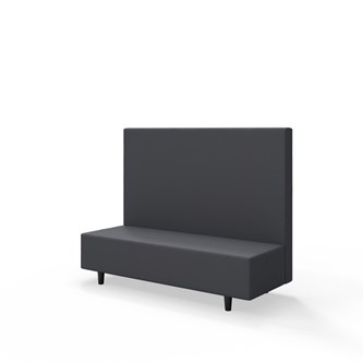 Snake 150 istuinmoduuli, keskikorkea selkänoja, jalat puuta, ik 37,5 cm