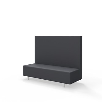 Snake 150 istuinmoduuli, keskikorkea selkänoja, jalat puuta, ik 37,5 cm