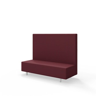 Snake 150 istuinmoduuli, keskikorkea selkänoja, jalat puuta, ik 37,5 cm