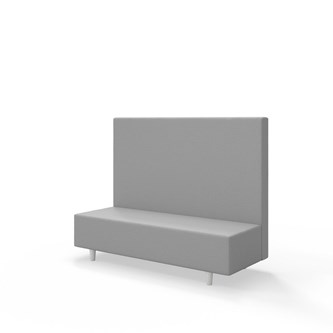 Snake 150 istuinmoduuli, keskikorkea selkänoja, jalat puuta, ik 37,5 cm