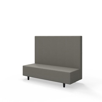 Snake 150 istuinmoduuli, keskikorkea selkänoja, jalat puuta, ik 37,5 cm