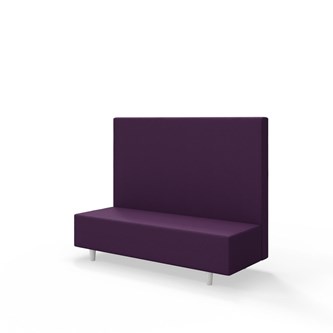 Snake 150 istuinmoduuli, keskikorkea selkänoja, jalat puuta, ik 37,5 cm