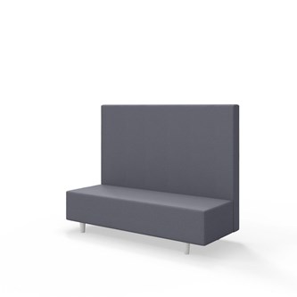 Snake 150 istuinmoduuli, keskikorkea selkänoja, jalat puuta, ik 37,5 cm