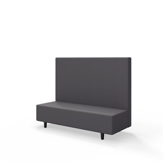 Snake 150 istuinmoduuli, keskikorkea selkänoja, jalat puuta, ik 37,5 cm