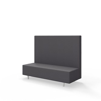 Snake 150 istuinmoduuli, keskikorkea selkänoja, jalat puuta, ik 37,5 cm