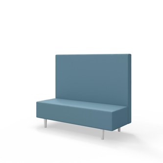 Snake 150 istuinmoduuli, keskikorkea selkänoja, jalat puuta, ik 43 cm