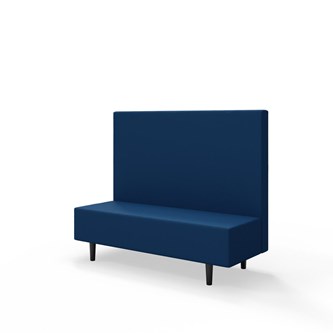 Snake 150 istuinmoduuli, keskikorkea selkänoja, jalat puuta, ik 43 cm