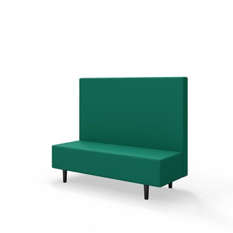 Snake 150 istuinmoduuli, keskikorkea selkänoja, jalat puuta, ik 43 cm