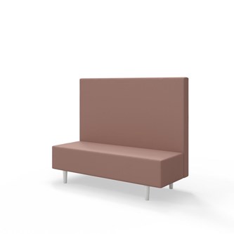 Snake 150 istuinmoduuli, keskikorkea selkänoja, jalat puuta, ik 43 cm