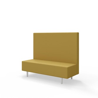 Snake 150 istuinmoduuli, keskikorkea selkänoja, jalat puuta, ik 43 cm