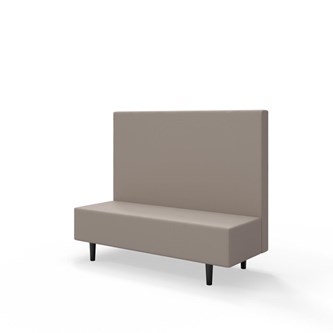 Snake 150 istuinmoduuli, keskikorkea selkänoja, jalat puuta, ik 43 cm