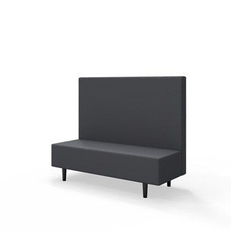 Snake 150 istuinmoduuli, keskikorkea selkänoja, jalat puuta, ik 43 cm