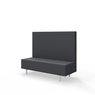 Snake 150 istuinmoduuli, keskikorkea selkänoja, jalat puuta, ik 43 cm