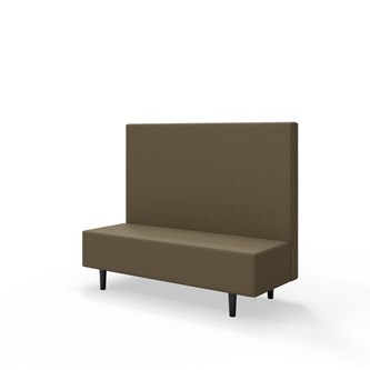 Snake 150 istuinmoduuli, keskikorkea selkänoja, jalat puuta, ik 43 cm