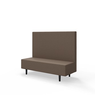 Snake 150 istuinmoduuli, keskikorkea selkänoja, jalat puuta, ik 43 cm