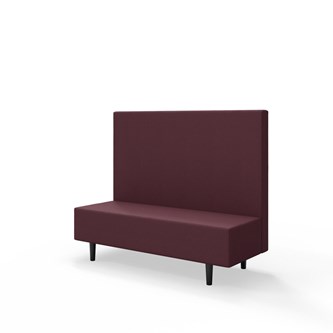 Snake 150 istuinmoduuli, keskikorkea selkänoja, jalat puuta, ik 43 cm